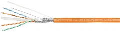 Кабель информационный Cabeus SFTP-4P-CAT.6-SOLID-LSZH кат.6 SF/UTP 4 пары LSZH внутренний 305м оранжевый