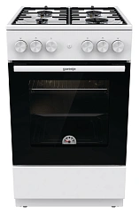 Плита Газовая Gorenje GG5A12WH белый (без крышки) реш.сталь