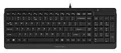 Клавиатура A4Tech FK15 черный USB (FK15 BLACK) кабель 1.5м