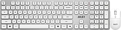 Комплект клавиатура и мышь MSI FORGE K210 W COMBO WHITE RU