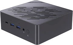 ПК Мини Chuwi AuBox Ryzen AI 9 365 (2) 32Gb SSD1Tb Radeon 880M Windows 11 Pro 2x2.5GbitEth WiFi BT 120W серебристый/черный