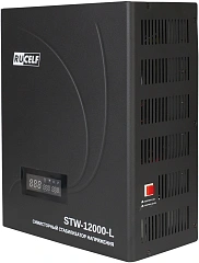 Стабилизатор напряжения Rucelf STW-12000-L 12кВА однофазный черный