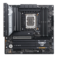 Материнская плата ASUS TUF GAMING B860M-PLUS, LGA1851, B860, 4*DDR5, 4*SATA, 3*M.2, 6*USB 3.2, 1*USB 2.0, Type-C, 1*PCIx16, 1*PCIx4, DP+HDMI, mATX; 90MB1JW0-M0EAY0