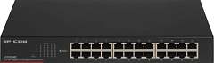 Коммутатор IP-COM G1024D Коммутатор неуправляемый, 24 порта 24x1 Гбит/с, установка в стойку, металлический корпус