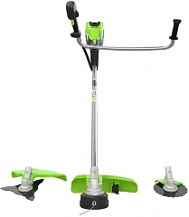 Триммер электрический Greenworks TB201H аккум. 2000Вт неразбор.штан. реж.эл.:леска/нож/диск