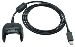 Кабель Zebra ASSY: MC33/34 USB cable provides both USB communications and charging support with a USB-A connector, the cable length is 60 inches.