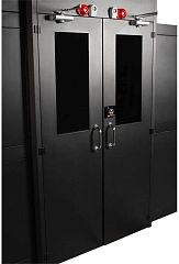 Двери Lanmaster LAN-DC-HDRM-42UX12 черный