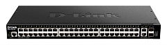 Коммутатор D-Link DGS-1520-52/A1A, PROJ Managed L3 Stackable Switch 48x1000Base-T, 2x10GBase-T, 2x10GBase-T, 2x10GBase-X SFP+, CLI, 1000Base-T Management, RJ45 Console