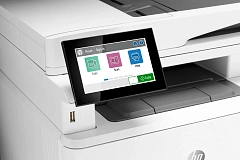 HP LaserJet Enterprise M430f А4, МФУ, лазерное, черно-белое , 40стр/мин, 1200dpi, 800МГц, 2Гб, 50АПД, 250+100, AirPrint/USB/ Ethernet, 3000стр/картридж, (3PZ55A)