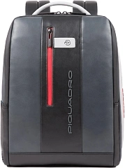 Рюкзак мужской Piquadro Urban CA4818UB00/GRN серый/черный натур.кожа