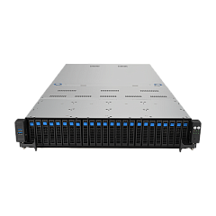 Сервер ASUS RS720-E11-RS24U 2U, 2xLGA4677, 32 DIMM DDR5, 24x 2.5"(12x NVMe+12x NVMe/SATA/SAS* hs), 2 x M.2 slot 2280, 2x10Gbe RJ45, 1 dual-slot GPU, 4 slots PCIe 5.0, 1x OCP 3.0, 2x2600W