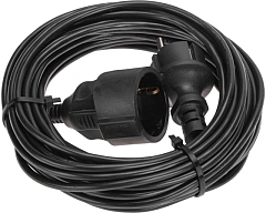 Удлинитель силовой PROconnect PROc-Uc (13-4909) 3x0.75кв.мм 1розет. 10м ПВС 6A без катушки черный