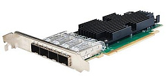 Сетевая карта Silicom 25Gb PE425G4i81L-XR Quad Port SFP28 25 Gigabit Ethernet PCI Express Server Adapter X16 Gen4, Low Profile, Based on Intel E810-CAM1, Support DAC cable