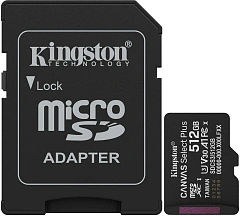 Карта памяти Kingston microSDXC 512GB Canvas Select Plus SDCS3/512GB