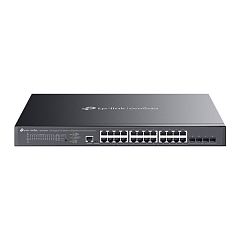 Коммутатор TP-Link SG3428XMPP, Omada 24-Port Gigabit and 4-Port 10GE SFP+ L2+ Managed Switch with 16-Port PoE+ 8-Port PoE++