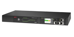 Автоматический переключатель нагрузки APC Rack ATS, 230V, 16A, C20 in, (8) C13 (1) C19 out (rep. AP4423, AP7723)