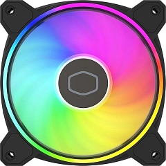Вентилятор для корпуса Cooler Master MasterFan MF120 Halo2 ARGB 120х120x25 черный 4-pin 27дБ (MFL-B2DN-21NP2-R2) Ret