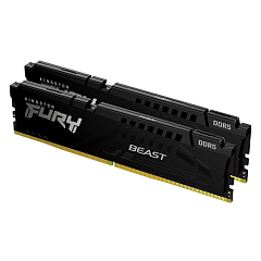 Оперативная память Kingston 32GB 5600MT/s DDR5 CL40 DIMM (Kit 2*16Gb) FURY Beast Black XMP