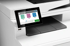 HP Color LaserJet Enterprise M480f А4, МФУ, лазерное, цветное, 27стр/мин, 600dpi, 800МГц, 2Гб,50АПД, 250+50, AirPrint/USB/Ethernet, 2400стр/картридж, (3QA55A)