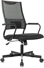 Кресло руководителя Бюрократ CH Balance черный TW SQU BL TW-11 сетка/ткань крестов. металл черный