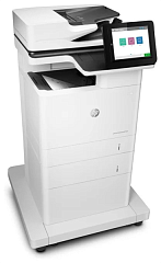 Лазерное многофункциональное устройство HP LaserJet Enterprise MFP M635fht (p/c/s/f, A4,1200dpi,61ppm,1,5Gb,HDD500GBenc,3 trays 100+2х550,ADF150,Duplex,stand,USB/GigEth,cart.10,5k in box)