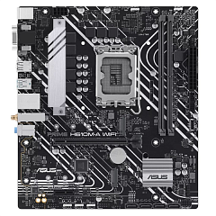 Материнская плата ASUS PRIME H610M-A WIFI, LGA1700, B610, 2*DDR5, 4*SATA, 2*M.2, 2*USB 3.2, 4*USB 2.0, 1*PCIx16, 1*PCIx1, HDMI+DP+D-Sub, mATX; 90MB1G00-M0EAY0