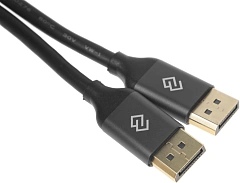 Кабель аудио-видео Digma V1.4 DisplayPort (m)/DisplayPort (m) 1.5м. черный (D-DP-V1.4-1.5M)
