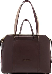 Деловая сумка женская Piquadro Circle BD4574W92/BORO с отделением для ноутбука 14" сливовая натур.кожа