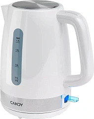Чайник электрический Candy CK-101 1.7л. 2200Вт белый корпус: пластик (QA0081M00RU)