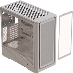 Корпус Formula V Line Air Power G9 DUO PA White, ATX, TYPE-C*1, USB3.0*2, MESH/GLASS FRONT PANEL, FRONT 3x PERFORMANCE ARGB, REAR 1x PERFORMANCE ARGB
