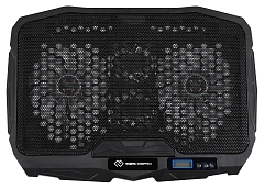 Подставка для ноутбука Digma D-NCP170-4 17" 390x280x28мм 2xUSB 4x 70/125ммFAN 750г черный