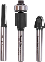 Набор фрез по дер. Makita D-70459 d(посад.)=6мм (фрезеры) (упак.:3шт)