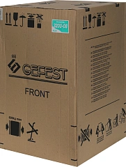 Плита Газовая Gefest ПГ 3200-08 К33 белый/черный (без крышки) реш.сталь