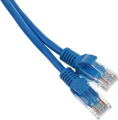 Кабель Cablexpert Патч-корд UTP PP12-0.5M/B кат.5e, 0.5м, литой, многожильный (синий) (038539)