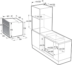Духовой шкаф Электрический Gorenje BOS67371CLB черный