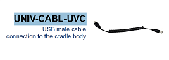 Кабель USB M3 Mobile ASSY: UNIV USB Client Cable for UL20 Forklift/Vehicle Cradle