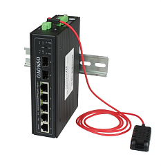 Промышленный PoE коммутатор Gigabit Ethernet OSNOVO SW-80402/ILS