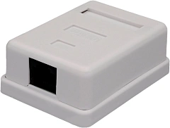 Розетка Suprlan 10-0355-1 наклад. RJ45 1 кат.6 UTP бел.