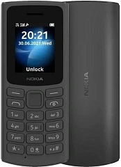 Мобильный телефон Nokia TA-1557 105 DS 0.048 черный моноблок 2Sim 1.8" 128x160 Series 30+ GSM900/1800 GSM1900 FM