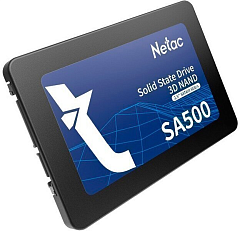 SSD накопитель Netac SSD SA500 2TB 2.5 SATAIII 3D NAND, R/W up to 530/475MB/s, TBW 960TB, 3y wty