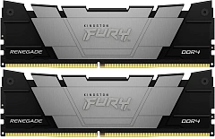 Модуль памяти Kingston 64GB DDR4 3600 DIMM FURY Renegade Black XMP KF432C16RB2K2/64 kit 2*32GB Non-ECC, CL16 ,1.35V, 2RX8,288pin