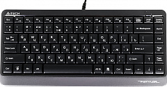 Клавиатура A4Tech FK11 черный USB slim (FK11 USB (GREY)) кабель 1.5м