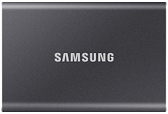 Тведотельный накопитель SSD Samsung T7 External 2Tb (2048GB) GREY USB 3.2 (MU-PC2T0T/WW)