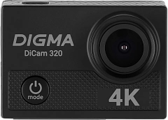 Экшн-камера Digma DiCam 320 черный