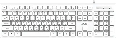 Клавиатура Acer OKW503 белый USB Multimedia (ZL.KBD11.00Q) кабель 1.8м