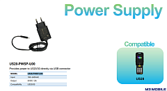 Блок питания M3 Mobile ASSY: US20/US30 Power Supply: 100~240VAC, 5VDC, 2A