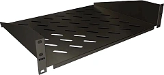 Полка стационарная NTSS NTSS-FF-350-BL 2U нагр.:20кг. 19" 350мм черный