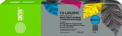 Картридж струйный Cactus CS-L0S29YC 976YC голуб.пигм. (245мл) для HP PageWide P55250dw/P57750dw с чипом