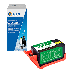Картридж Cartridge GG 912XL для OfficeJet 8013/8023/8025 черный 825 стр. аналог 3YL84AE гарантия 36 мес.