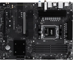 Материнская плата MSI PRO B850-S WIFI6E B850, AM5, 4*DDR5, 2*PCIEx16, 1*PCIEx1, 2*M.2, 2*TypeC, 3*USB3.2Gen2, 6*USB3.2Gen1, 4*USB2.0, 4*SATA3.0, 2.5G, DP, HDMI, ATX, RTL
